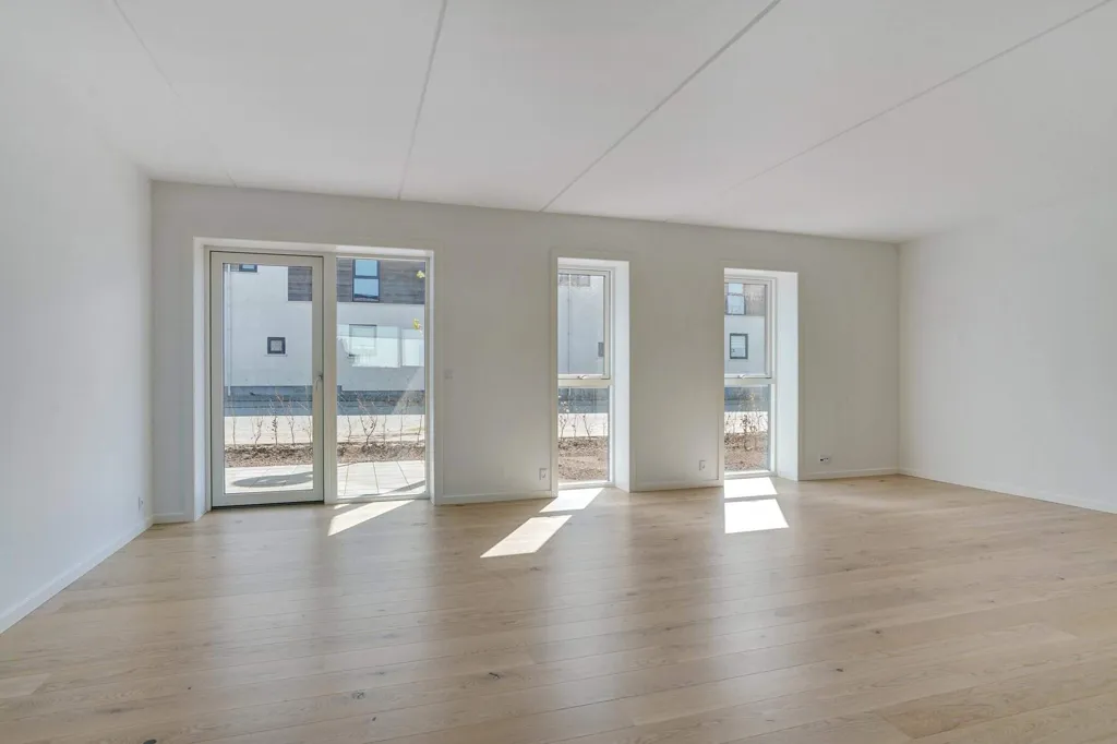 Séjour - Modern Apartment with Terrace in Brønderslev
