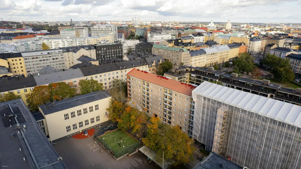 Vista aerea - Scandinavian Apartment with Balcony in Kamppi