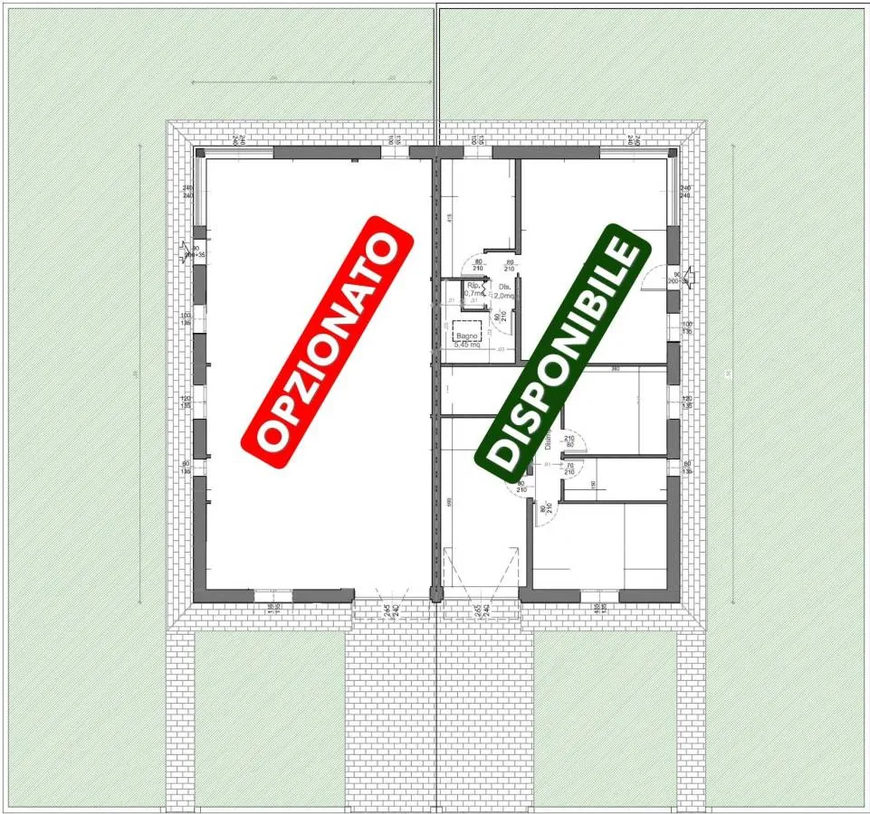 Plaan - Prefabricated Villa with Garden in Cento