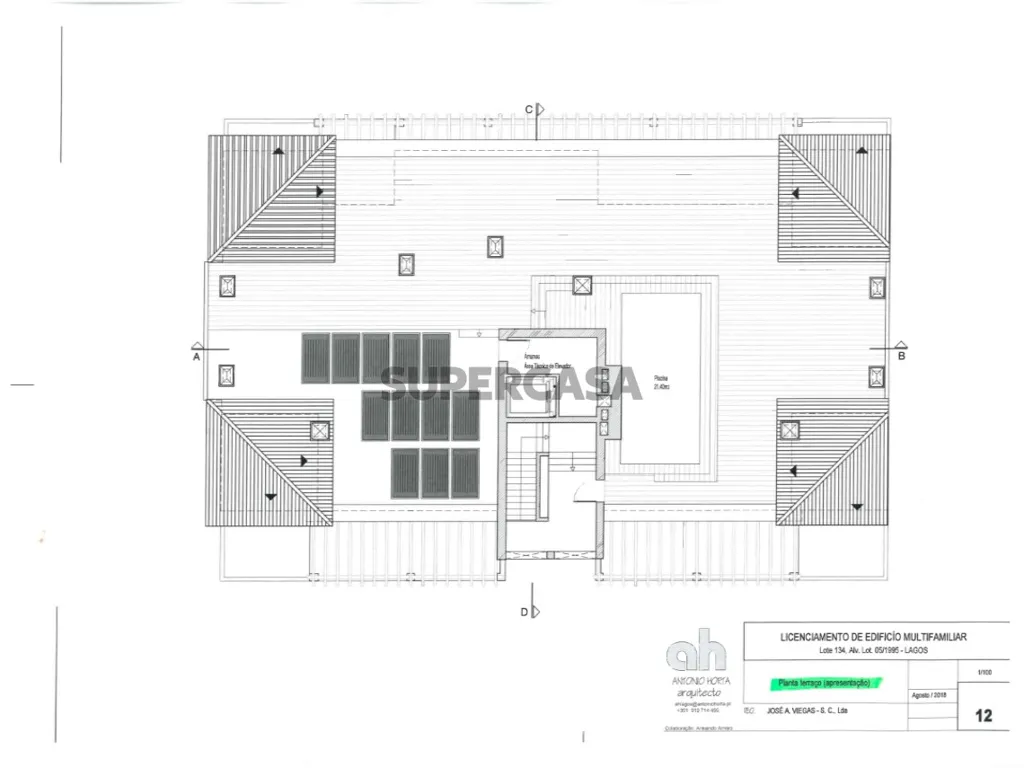 Planimetria - Luxury Apartment with Pool in Lagos