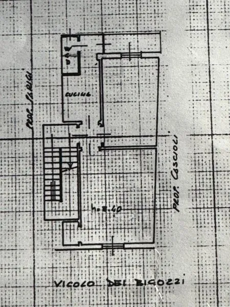 Plan - Armed Trilocale with Balcony in Florence