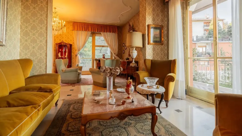 Séjour - Penthouse with Terraces in Torino's Crimea