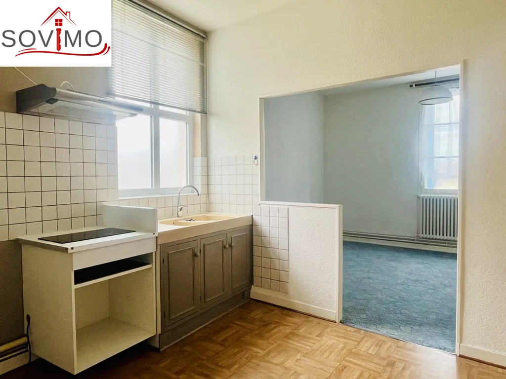 Cuisine - Appartement T3 avec Jardin Commun à Roumazières