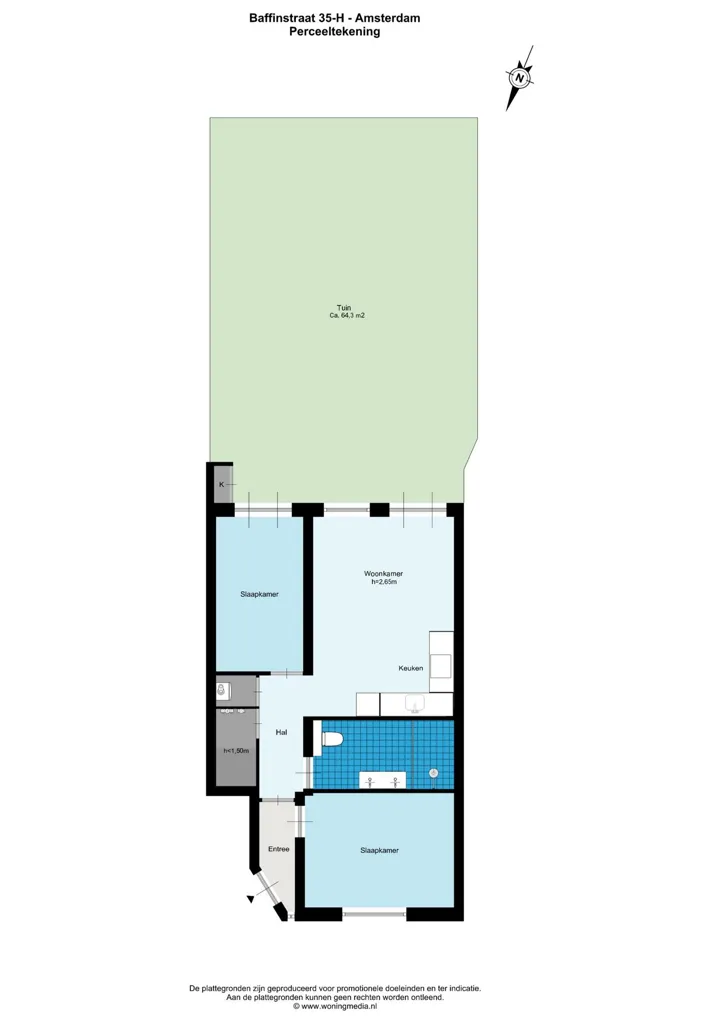 Plan - Apartment with Garden in Amsterdam West