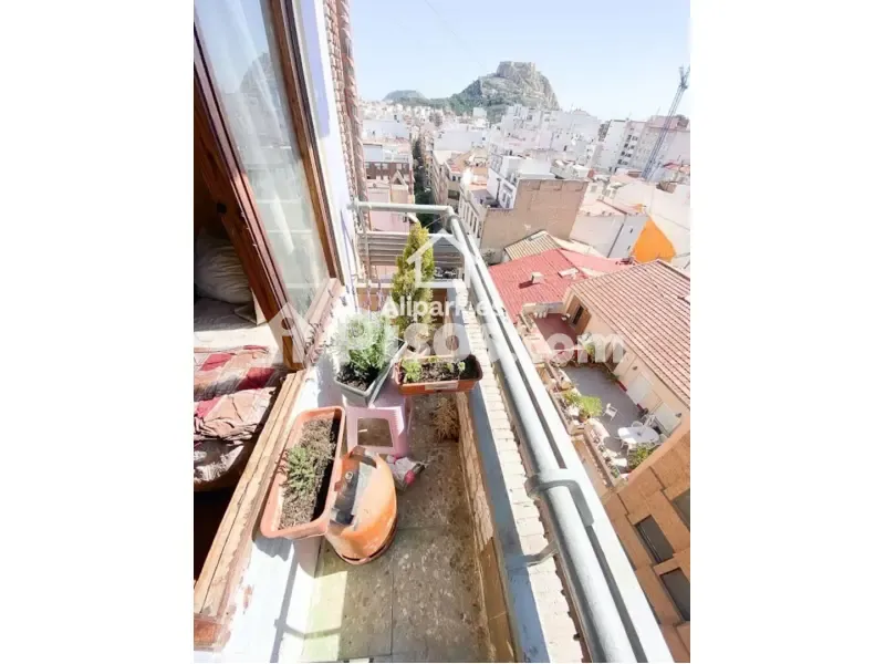 Balcon - Apartment with Castle View in Alicante