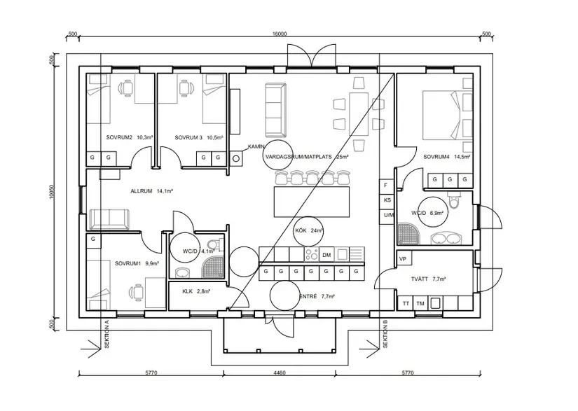 Plan - Plot for Custom Build in Kärsta, Örebro