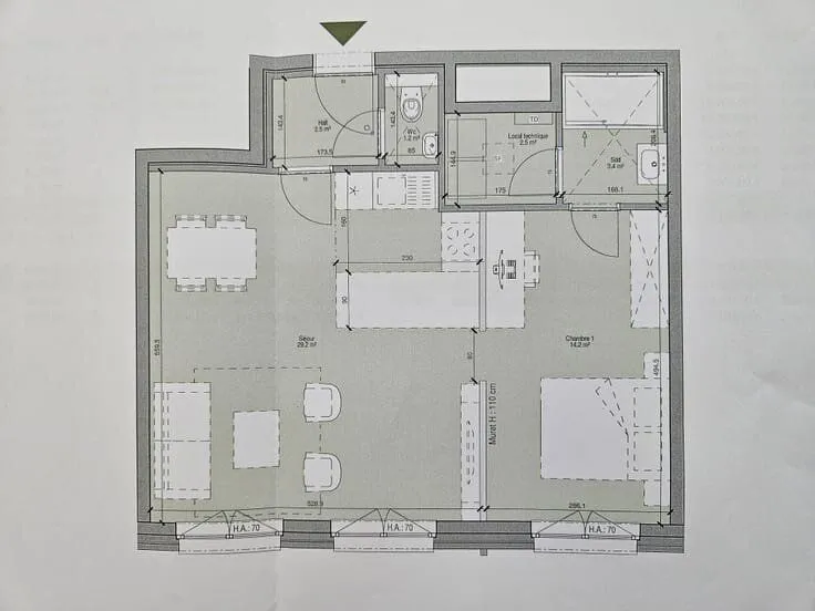 Appartement 1 chambres à Liège