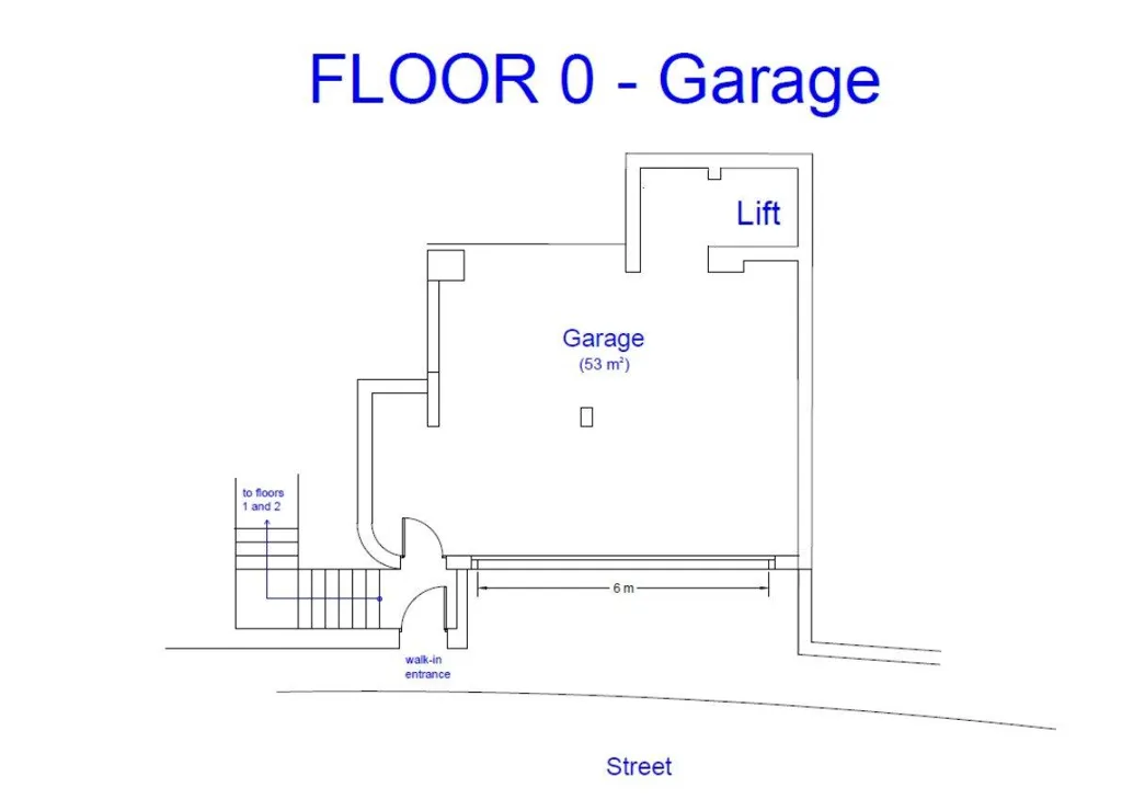 Plan - Sea-View Villa with Pool in Altea, Alicante