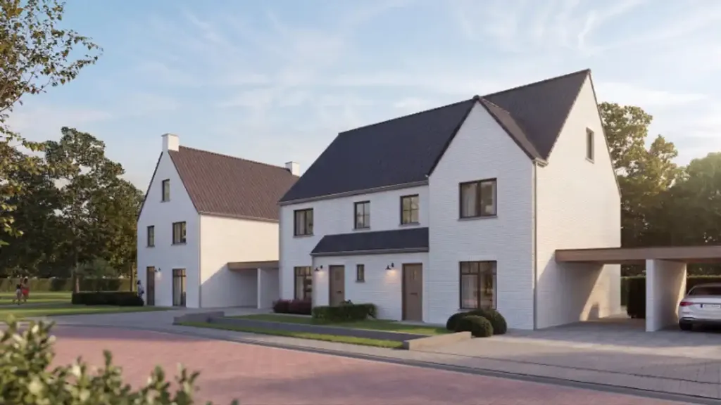 Nouvelle Maison Rustique avec Carport à Ertvelde