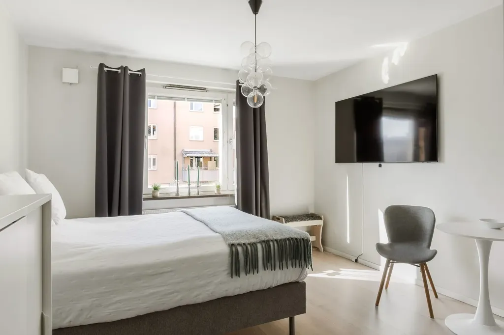 Bedrooms - Efficient Studio in Central Nyköping