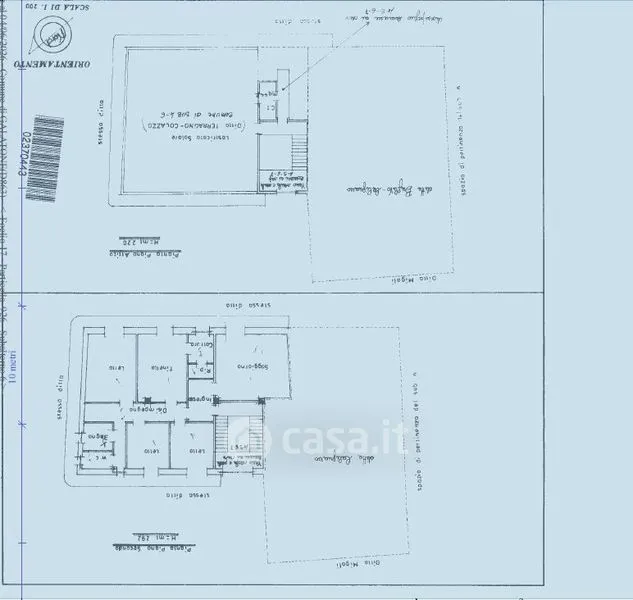 Floor Plan - Triplex Apartment with Balcony in Galatone