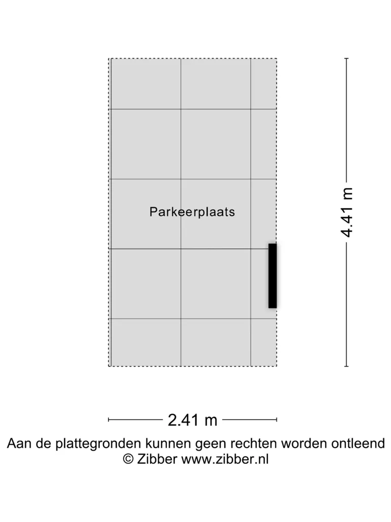 Plaan - 3-toaline korter asukohas Den Haag