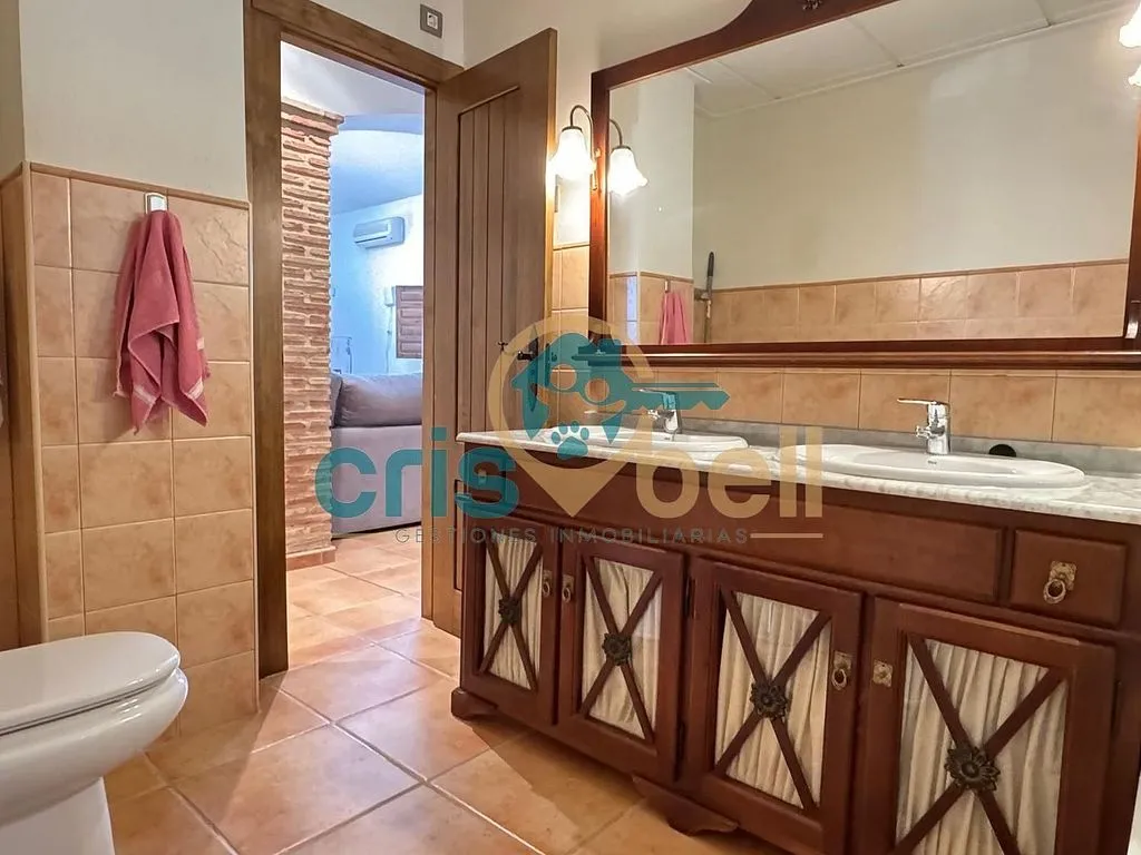 Salles de bain - Rural House with Terrace in Zarcilla de Ramos