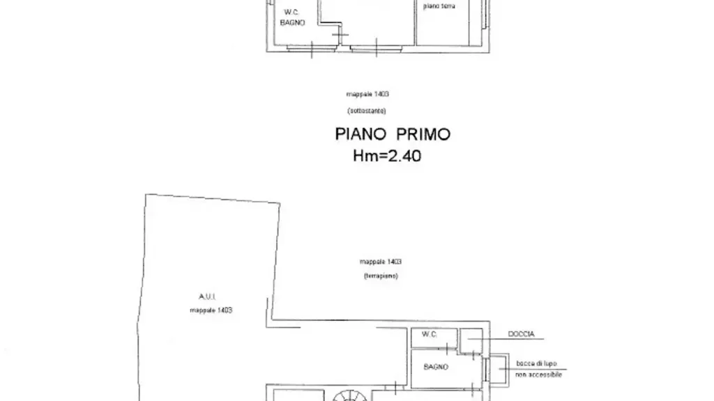 Planimetria - Villa with Lake View in Montorfano