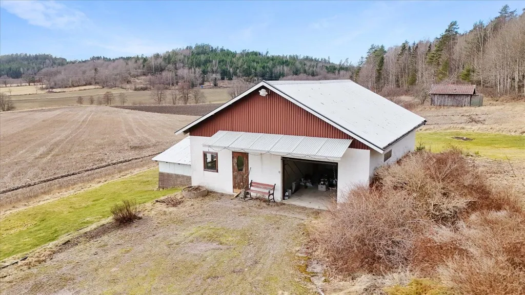 Aerial - Historic House with Garden in Uddevalla