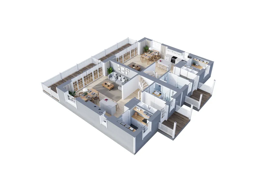 Plaan - Newly Built Duplex with Waterfront View in Västernorrland