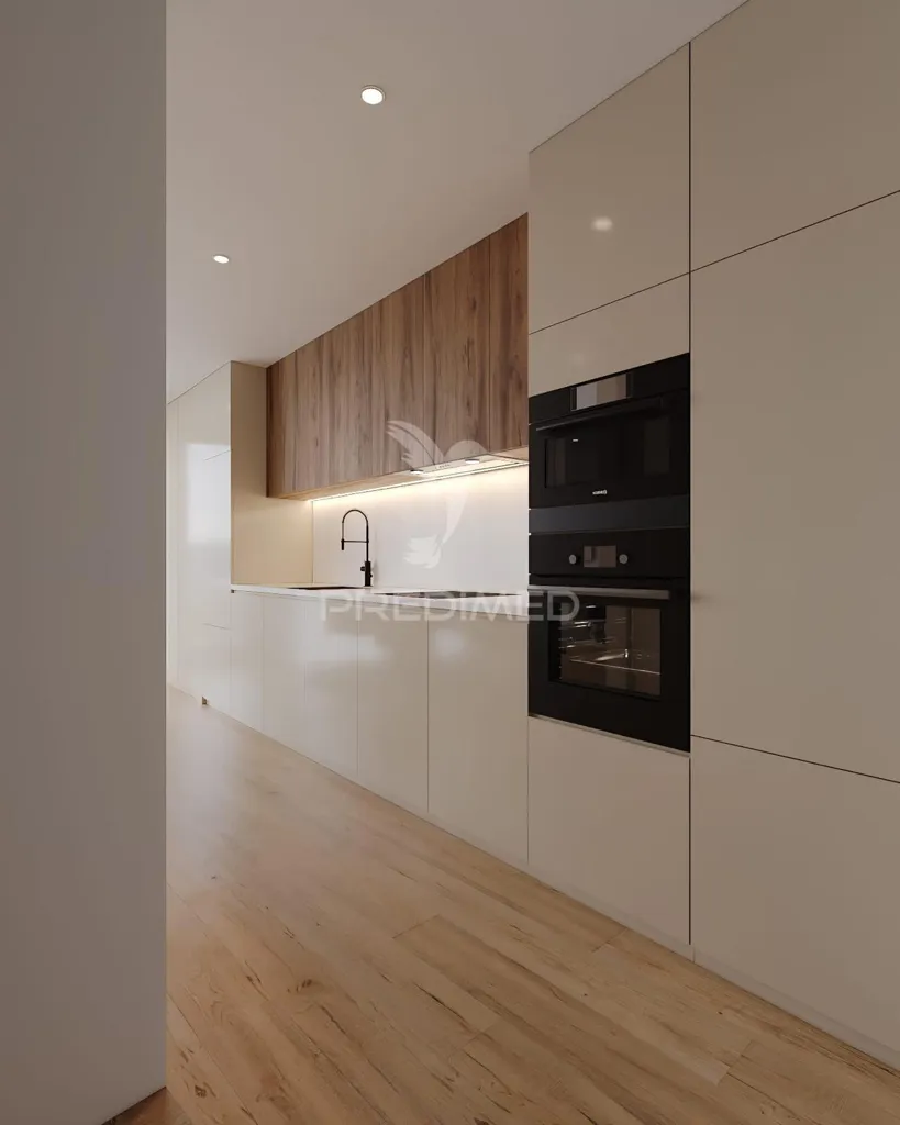 Cuisine - Modern T2 Duplex with Garage in Lamas