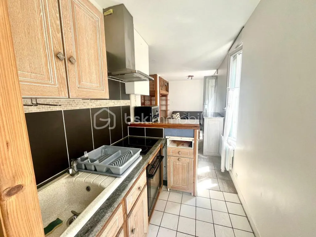 Cucina - Mezzanine Studio in Paris 20e