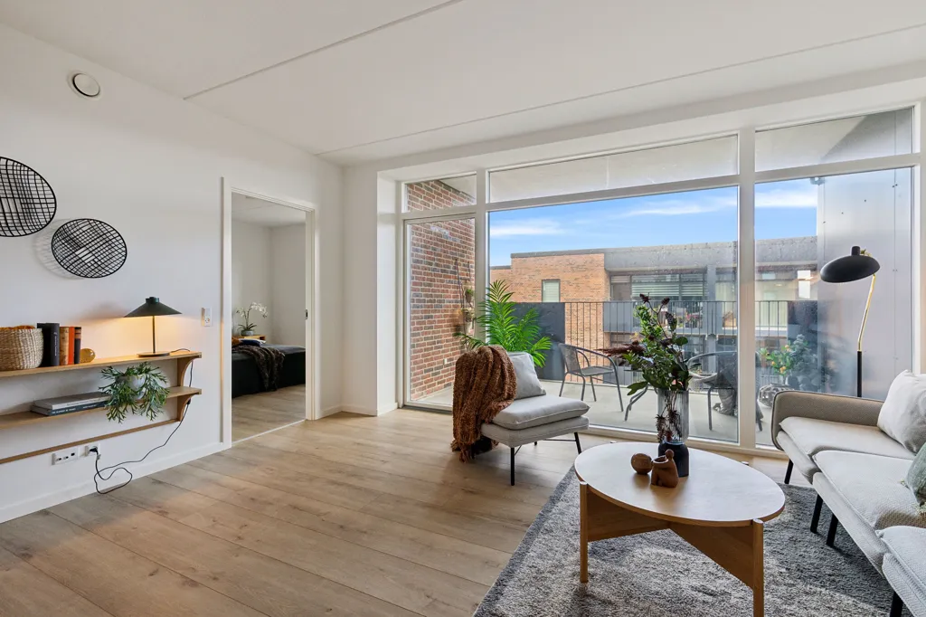Soggiorno - Apartment with Balcony in Randers NV