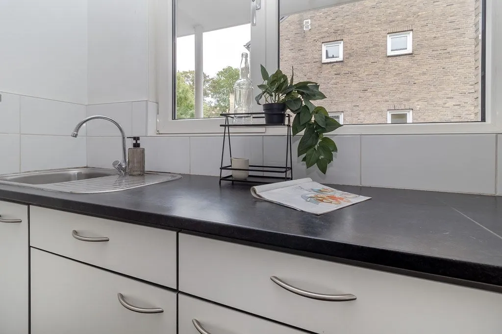 Kitchen - Corner Apartment with Glacis View in Sint Pieter