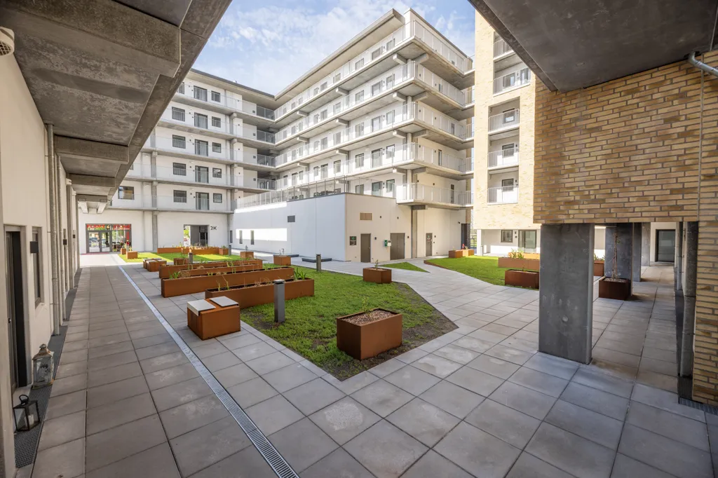 Garden - New Flat with City Views in Aalborg