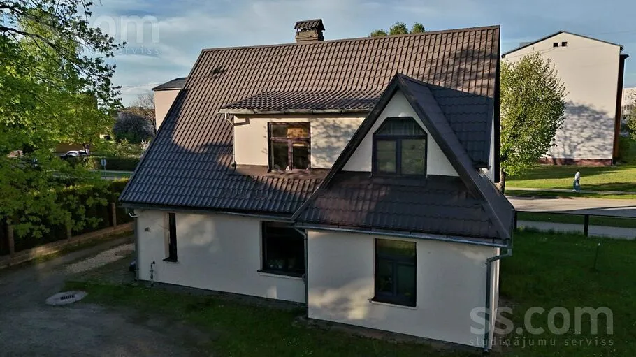 Vue aérienne - Two-Storey House with Garden in Sigulda Centre