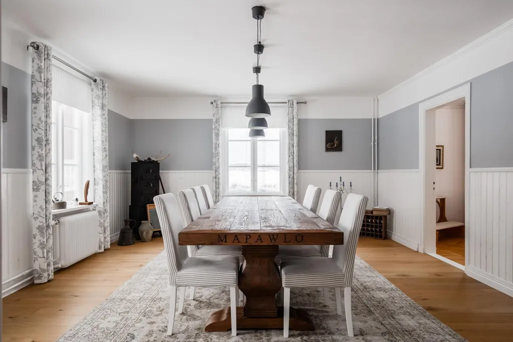 Söögituba - Renovated Rectory with Lake View in Ransberg