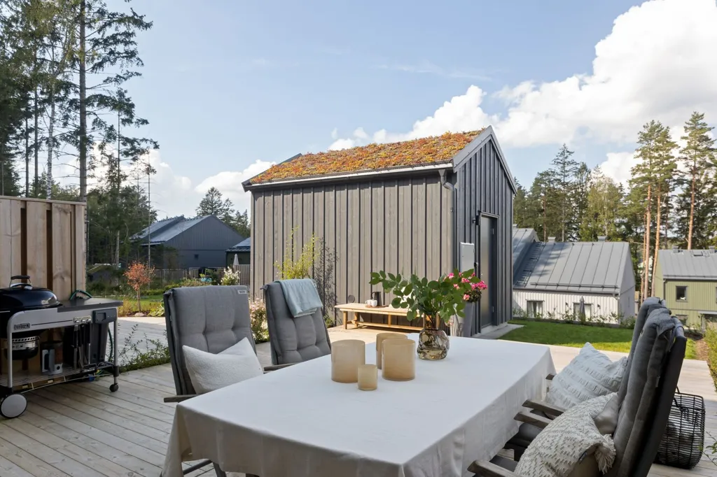 Terrasse - Modern Apartment with Garden in Ytterby