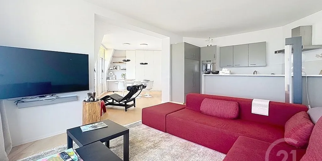 Séjour - Appartement avec Vue Mer à Westende