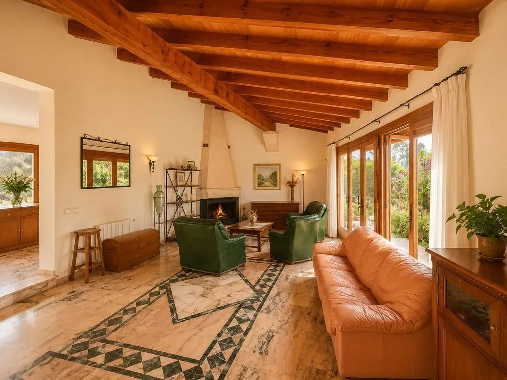 Soggiorno - Mediterranean Villa with Pool in Marratxí