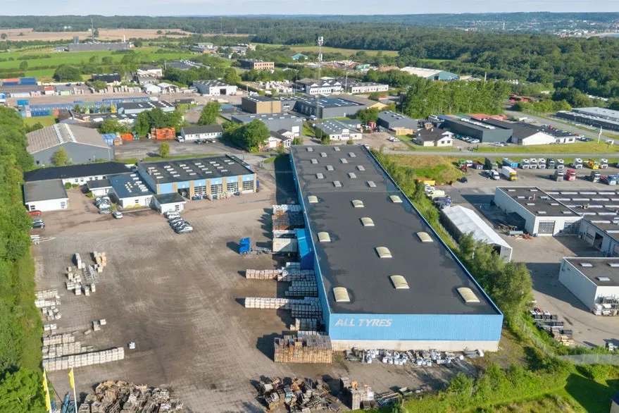 Vue aérienne - Logistics Facility with Good Rent near Aabenraa