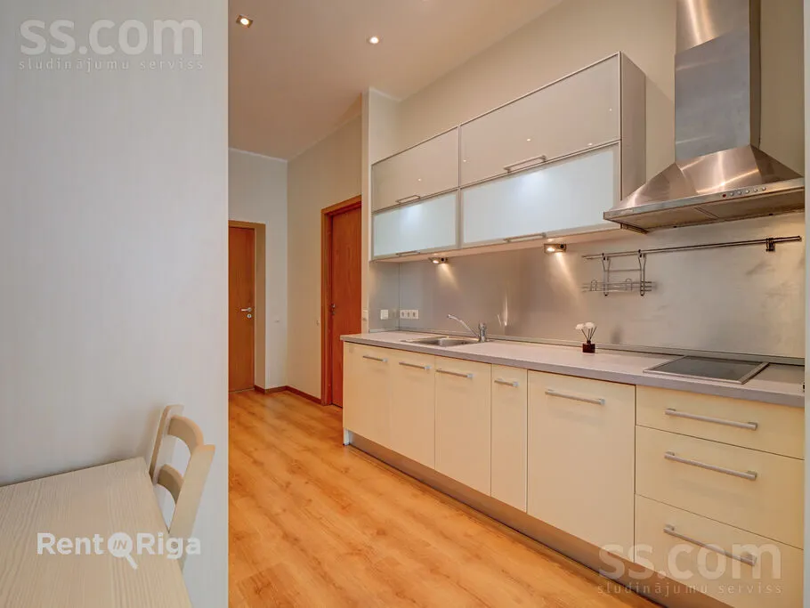 Köök - Apartment with Rooftop Terrace in Riga Centre