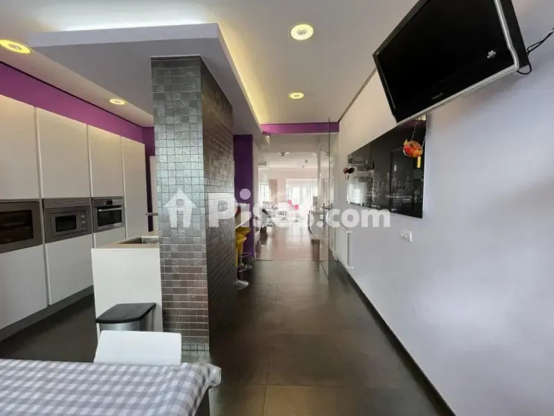 Köök - Duplex with Terrace and Views in Bilbao
