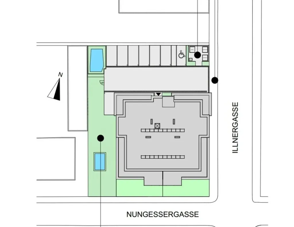 Planimetria - Modern Apartment with Terrace in Wr. Neustadt