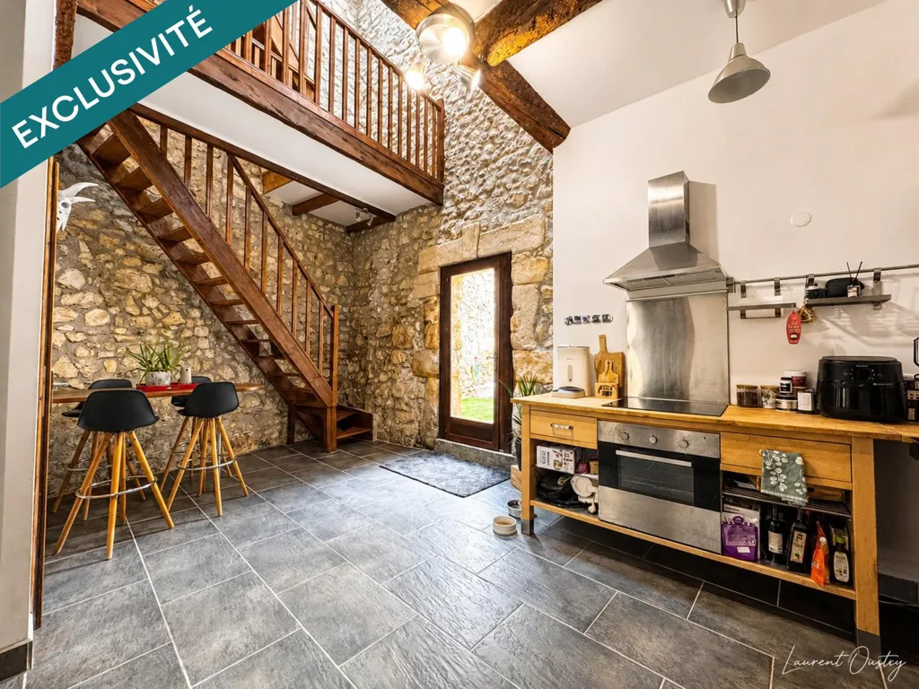Kitchen - Charming House with Courtyard in Salles-d'Aude