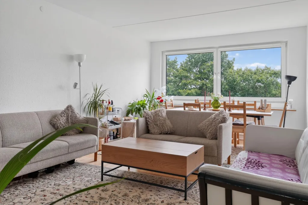 Elutuba - 3-Room Apartment with Garden View in Blåbærhaven