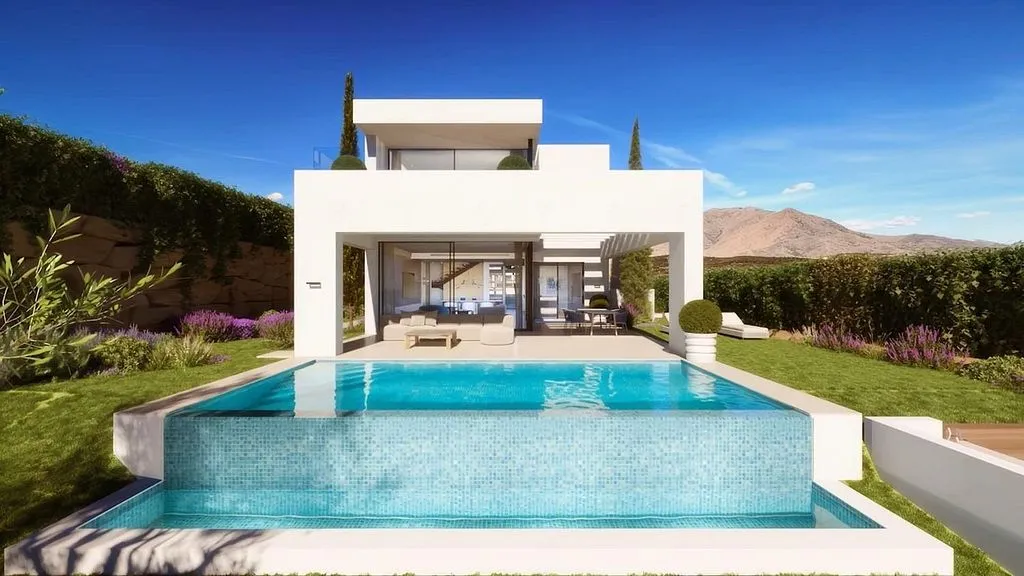 Piscine - Luxury Villa with Pool in Estepona Golf