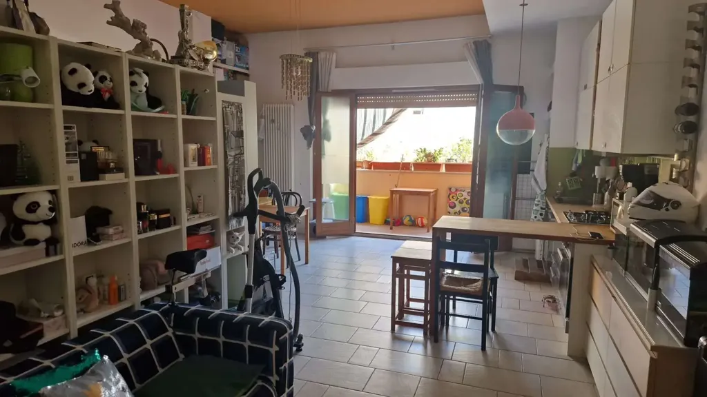 Köök - Loft Apartment with Terrace in Ancona