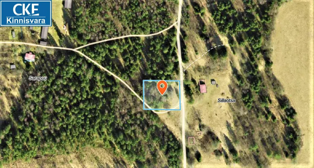 Vue aérienne - Private Country House with Forest in Kose