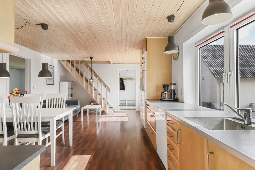 Kitchen - 1952 Villa with Garden in Aars
