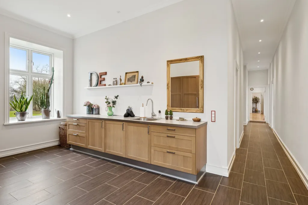 Kitchen - Historic Manor with Garden in Midtsjælland