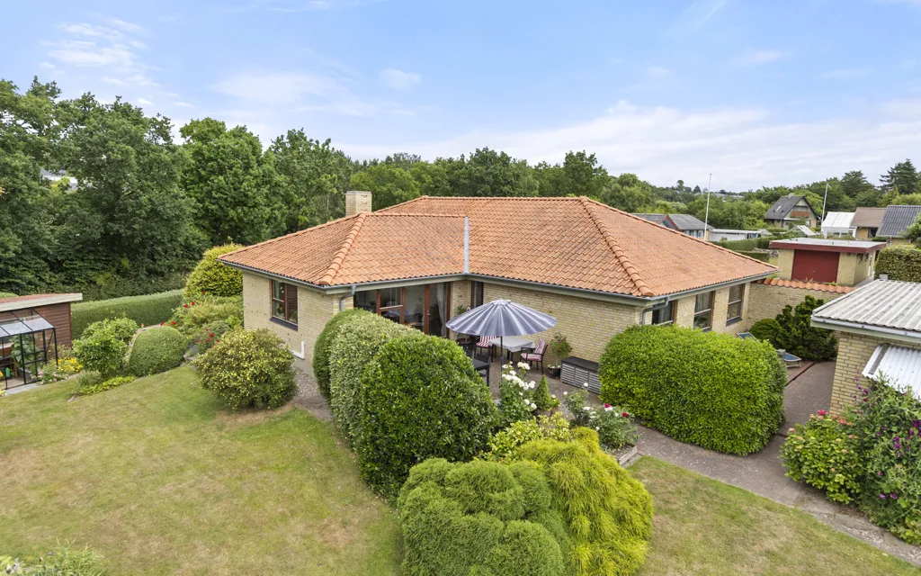 Vue aérienne - Family Villa with Garden in Kalundborg