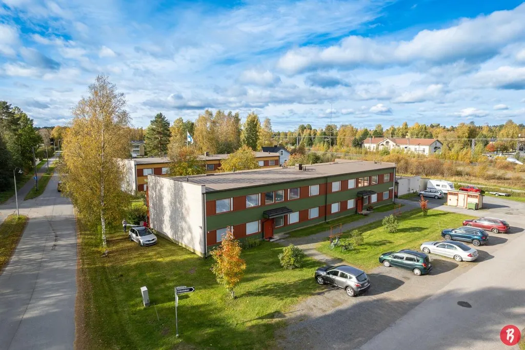 Vue aérienne - Spacious Duplex with Balcony near Kannus Centre