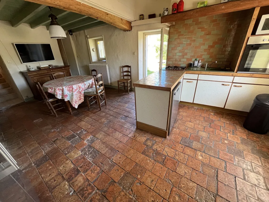 Köök - Character House with Valley View in Thouars