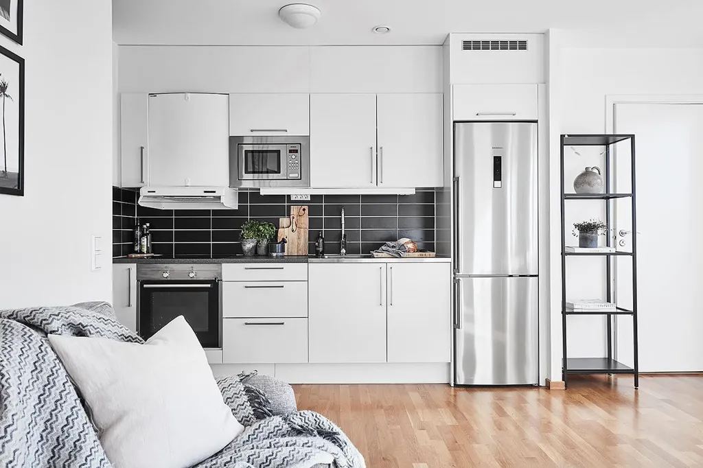 Cucina - Apartment with Vättern View on Östra Storgatan