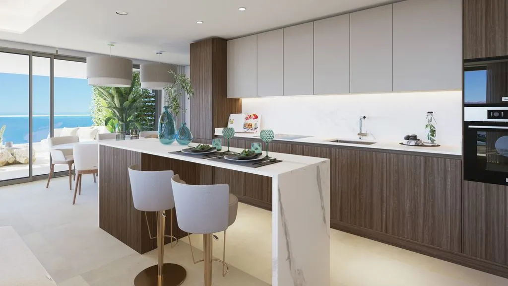 Kitchen - Luxury Apartment with Sea View in Estepona