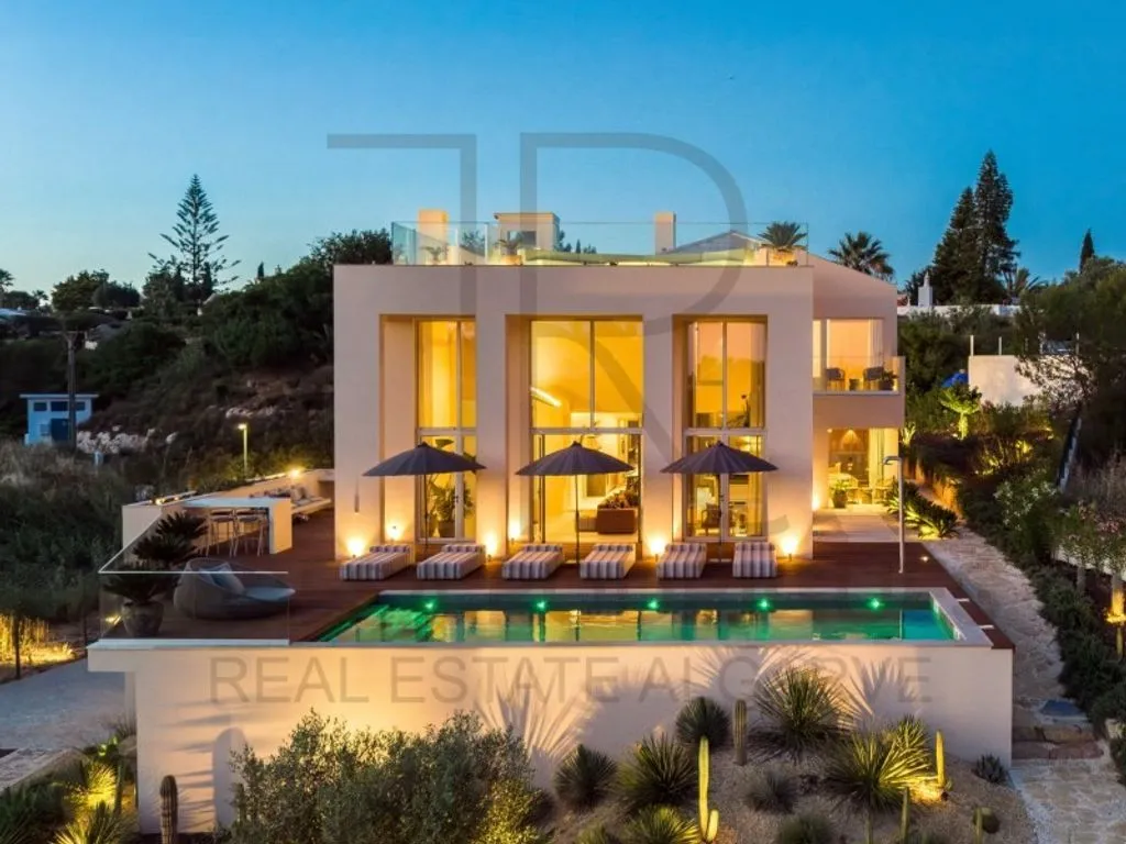 Vista aerea - Modern House with Sea View in Lagoa