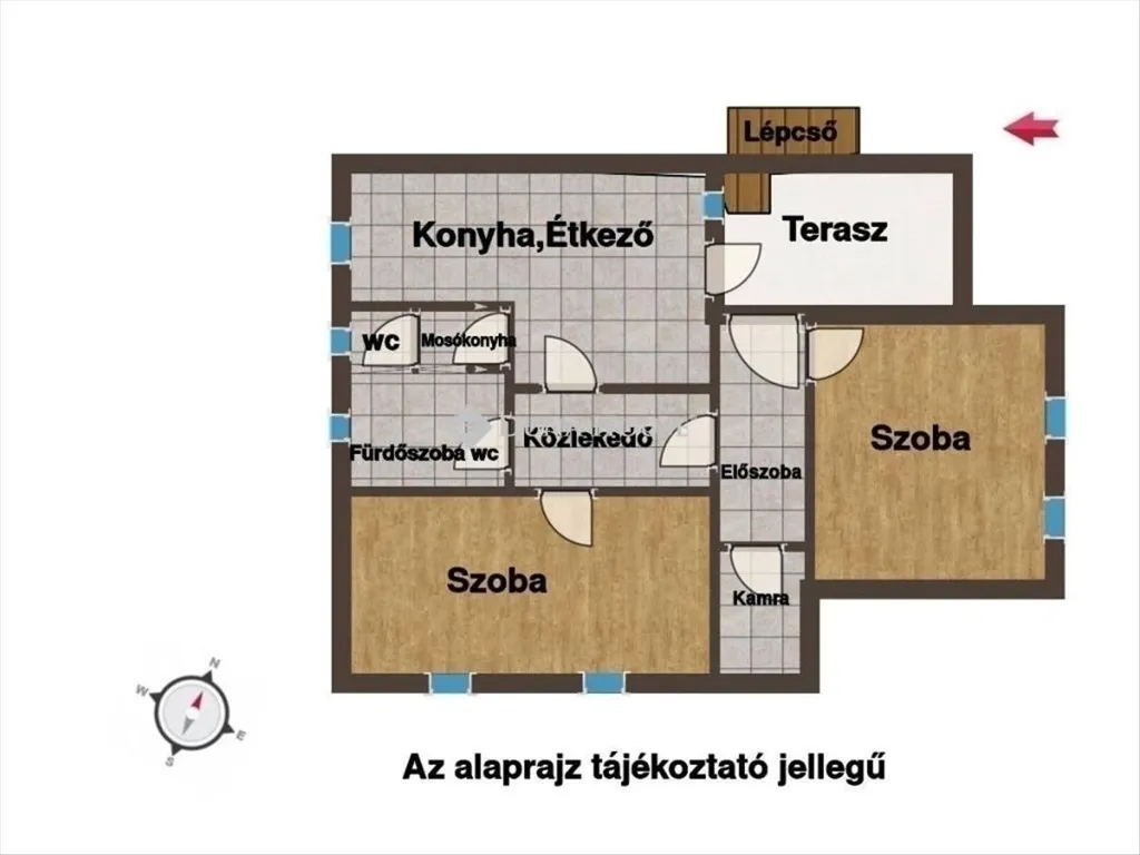 Planimetria - Panoramic Apartment with Visegrád View in Nagymaros