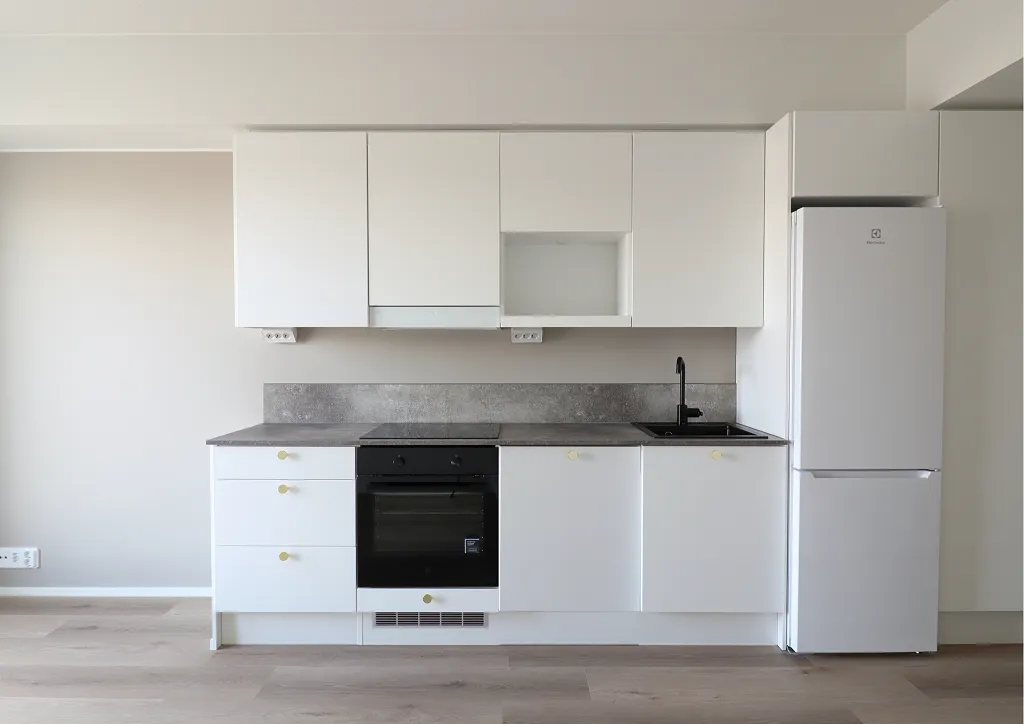 Cucina - Modern Flat with Parking in Pitkämäki, Turku