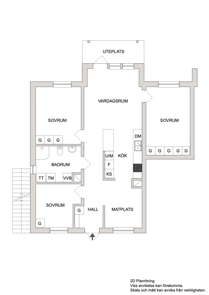 Plan - Spacious 4-Bedroom with Sunny Terrace in Bredsand